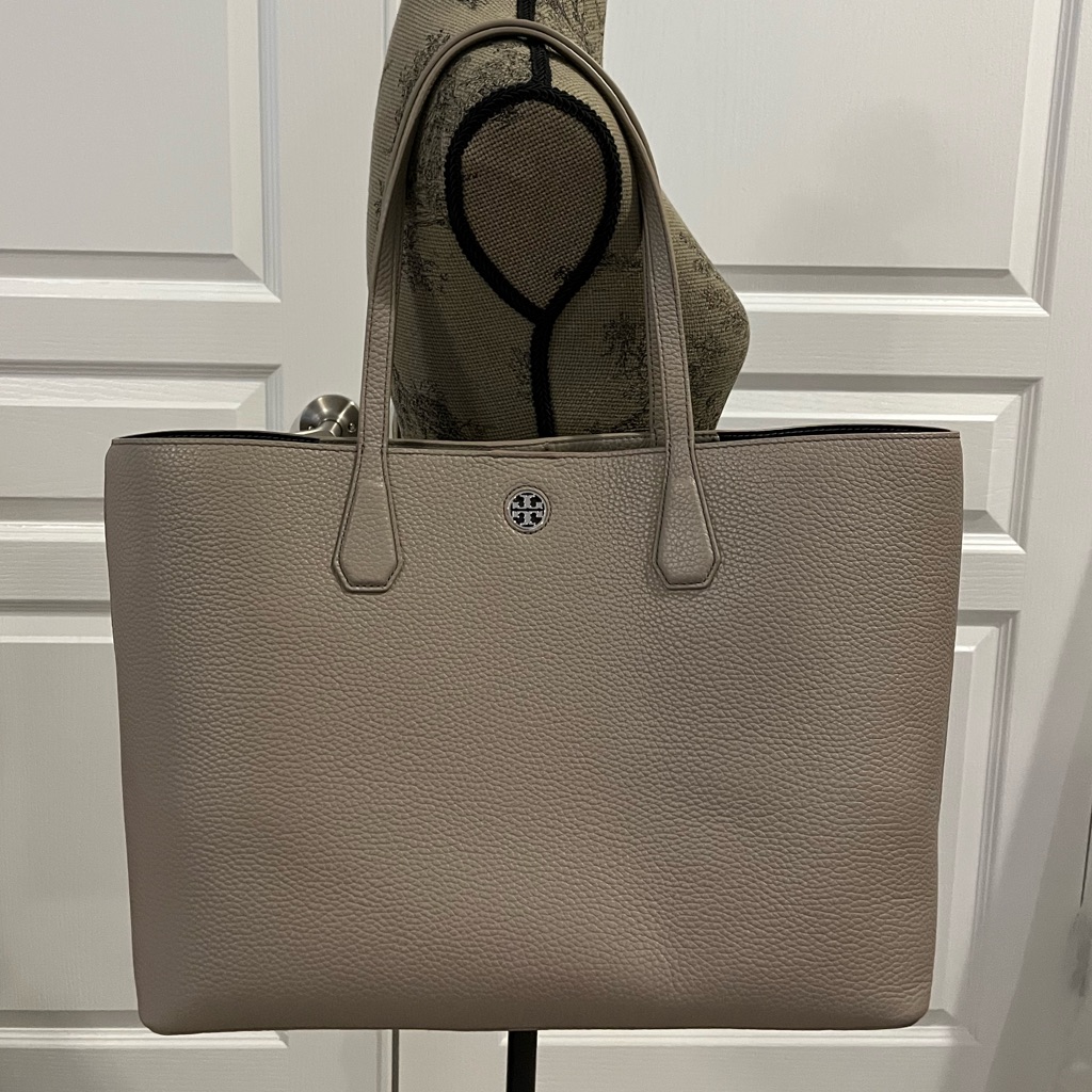 Tory Burch French Gray Brody Tote